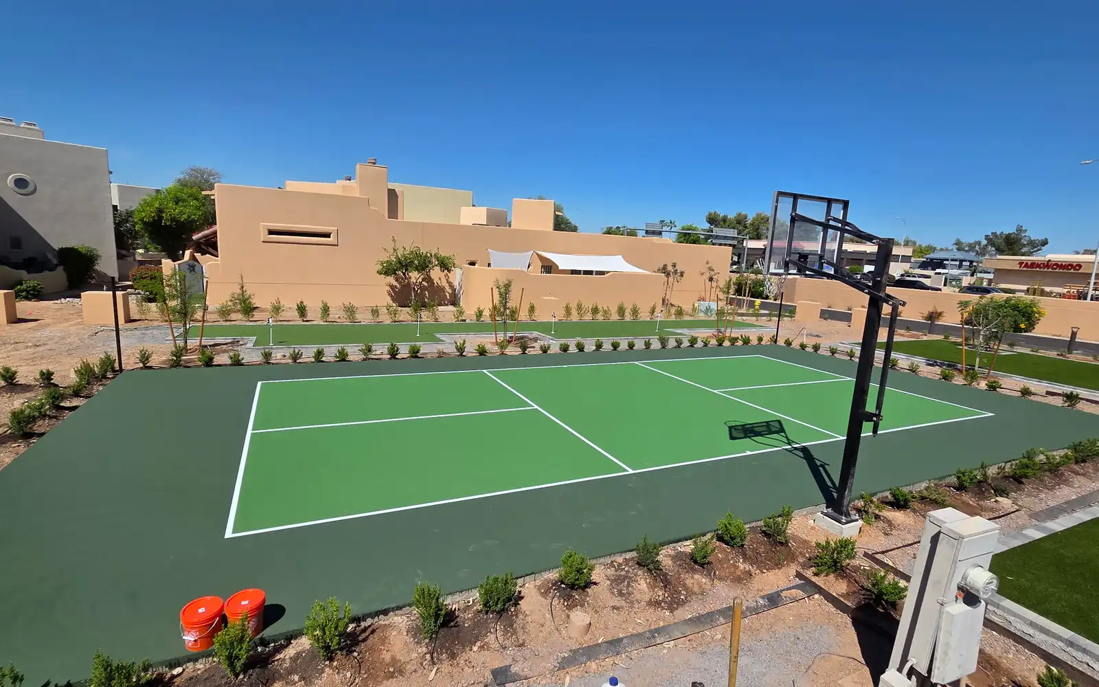 Finished court